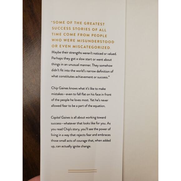 Capital Gaines Smart Things I Learned Doing Stupid Stuff (Hardcover) Chip Gaines - Picture 5 of 8